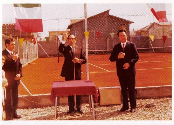 Avvenimenti particolari - Inaugurazione campo tennis 2-07-1972