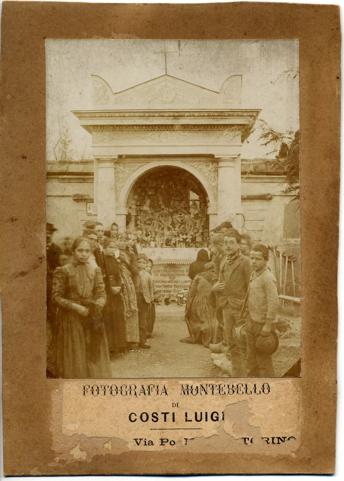 Comunità cristiana - Sepolcro don Abbondo 1912