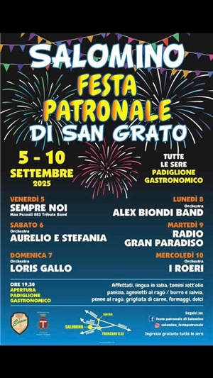 Salomino - Festa Patronale di San Grato