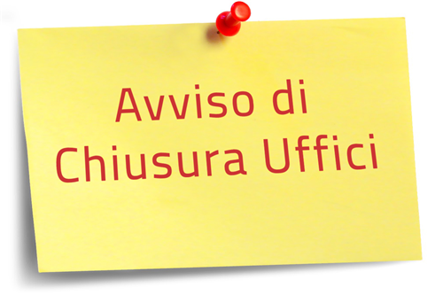 Chiusura servizio Economico-Finanziario