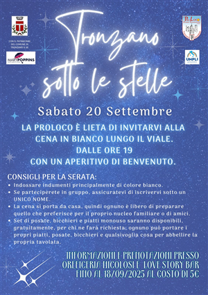 Tronzano sotto le stelle